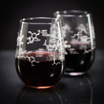 Chemistry Stemless Glasses // Wine