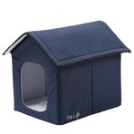 Hush Puppy // Electronic Heating + Cooling Smart Collapsible Pet House // Large (Gray)