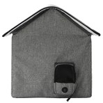 Hush Puppy // Electronic Heating + Cooling Smart Collapsible Pet House // Small (Gray)
