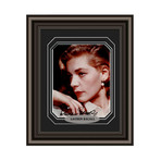 Lauren Bacall // Signed Custom Framed Photo