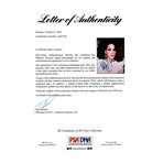 Whitney Houston Hand Signed Custom Framed Photo