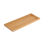 Firenze // Double Sided Plate + Cutting Board + Rounded Well // Beech