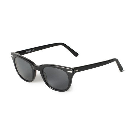 Freeway Polarized Sunglasses // Demi Gray Frame + Gray Lens (Small)