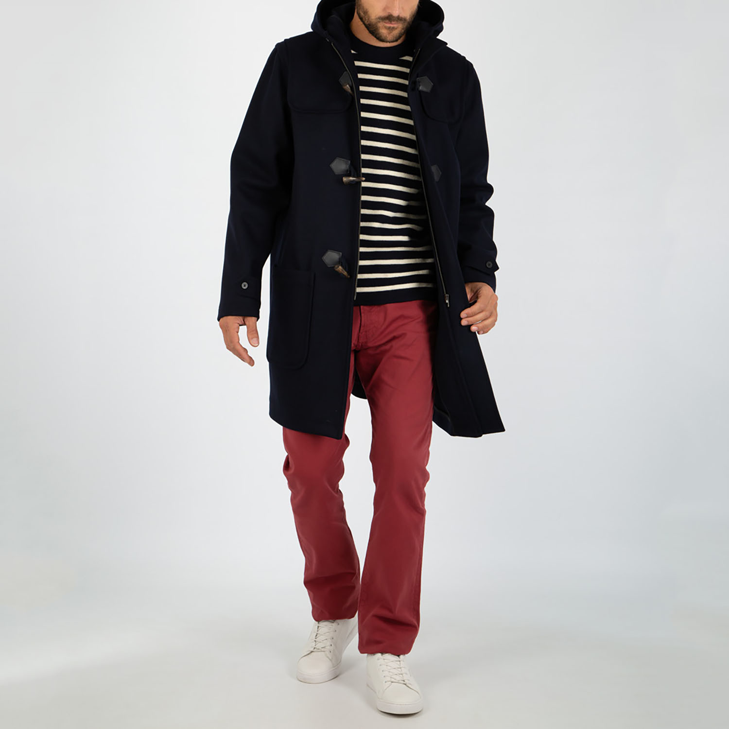 Quimper Duffle Coat // Navire (X-Small) - Armor Lux - Touch of Modern