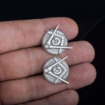 Masonic Cufflinks // Compass