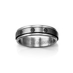 Locke Raised Band Ring (Size 8)