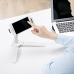 Desk and Wall Smart Devices Stand and Holder // White