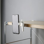 Ledetech Cell Phone Stand Holder // Desk and Car // White