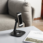 Ledetech Sturdy Smart Device Holder and Tablet Mount (Black)