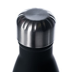 Insulated Drinks Bottle // 500ml // White (Black)