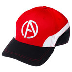 Logo Team Cap // Red + White + Black