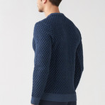 MCR // Chance Tricot Sweater // Indigo (L)