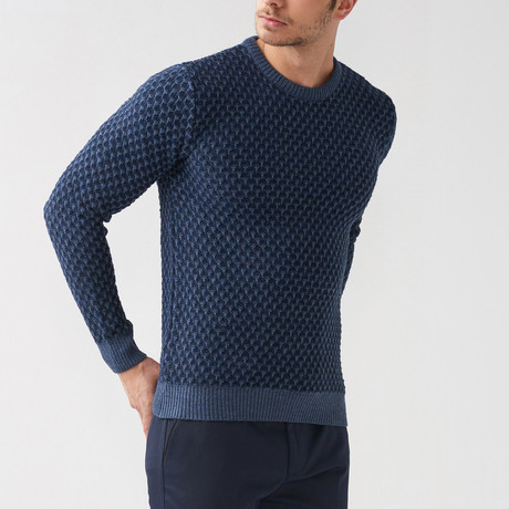 MCR // Chance Tricot Sweater // Indigo (XL)