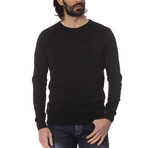 Simone Crewneck Sweater // Black (XL)