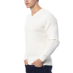 Brando Sweater // Off White (M)