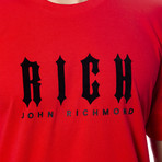 Over Ragdoll T-Shirt // Red (XL)