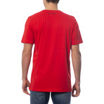 Over Ragdoll T-Shirt // Red (XL)