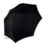 Solid Oak Umbrella + Case // Black