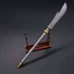The Crescent Blade Damascus Letter Opener (Upgraded)