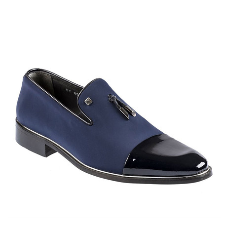 Nazim Classic Shoes // Navy Blue (Euro: 39)