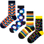 Dark Socks // 4 Pack (US: 6-9)