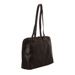 Elba Leather Travel Bag (Black)