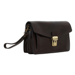 Signorelli Small Leather Travel Bag // Moro