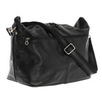 Mantegna Leather Travel Bag (Black)