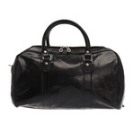 Antonello Leather Duffle Bag (Black)