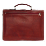 Palladio Leather Briefcase Bag (Black)