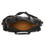 Colombo Leather Duffle Bag (Black)