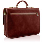 Giotto Leather Briefcase Bag (Natural)