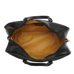 Adriano Leather Travel Bag (Black)