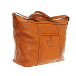 Viareggio Leather Travel Bag (Natural)