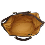 Lucca Leather Travel Bag (Black)