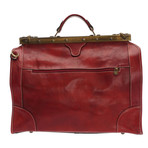 Romano Leather Travel Bag (Black)