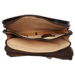Divino Leather Briefcase Bag (Moro)