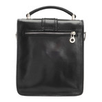 Tintoretto Leather Briefcase Bag (Black)