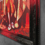 Balenciaga Art (32"W x 24"H x 1.2"D Red Frame)