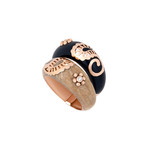 Nouvelle Bague 18k Rose Gold Diamond Ring // Ring Size: 7.5