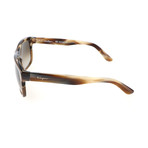 Men's SF686S Sunglasses // Brown + Cognac Horn