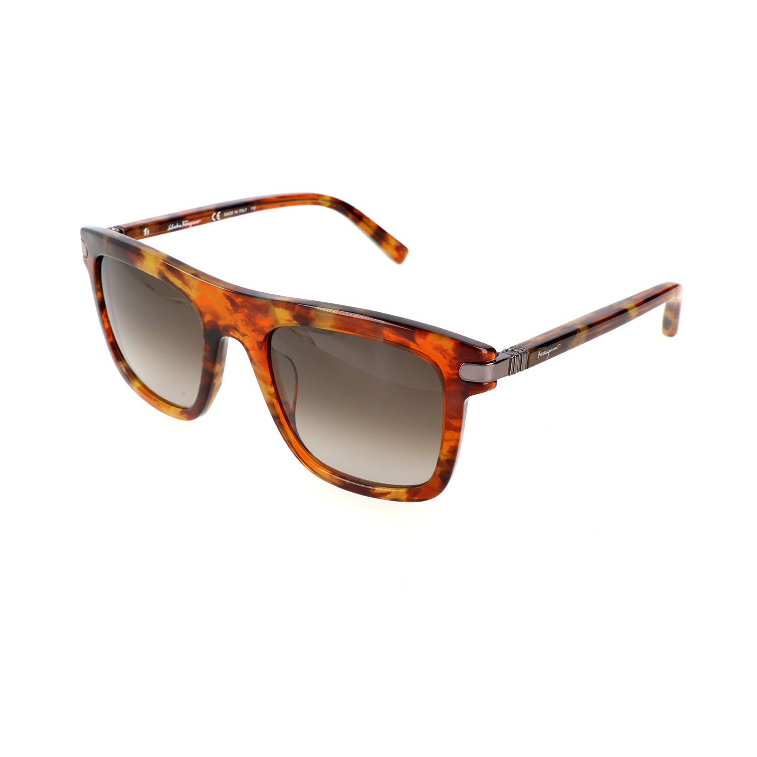 Unisex SF785S Sunglasses // Marble Brown Salvatore Ferragamo Touch