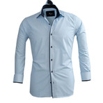 Reversible Cuff Button-Down Shirt II // Light Blue (L)