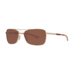 Costa Del Mar // Palapa AP64 OCGLP Polarized Sunglasses // Rose Gold + Brown Copper