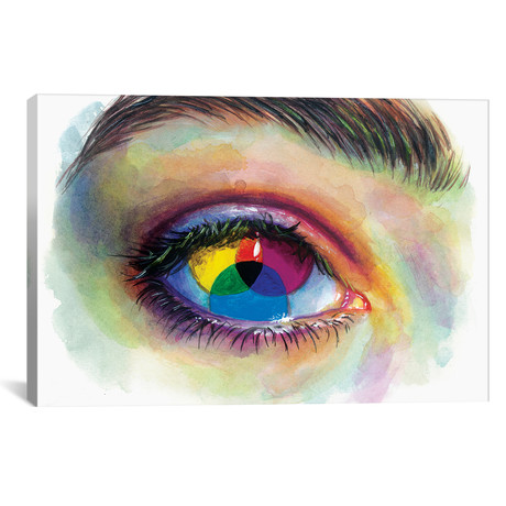 Eye Of An Artist // Olesya Umantsiva (18"W x 12"H x 0.75"D)