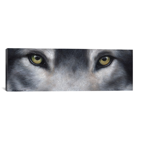 Wolf Eyes // Sarah Stribbling (36"W x 12"H x 0.75"D)