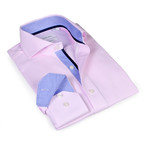 Button-Up Shirt // Pink Dots (3XL)