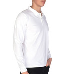 Case Long Sleeve Polo Shirt // White (M)