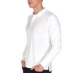 Case Long Sleeve Polo Shirt // White (XL)