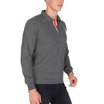 Reece Long Sleeve Polo Shirt // Anthracite (XL)